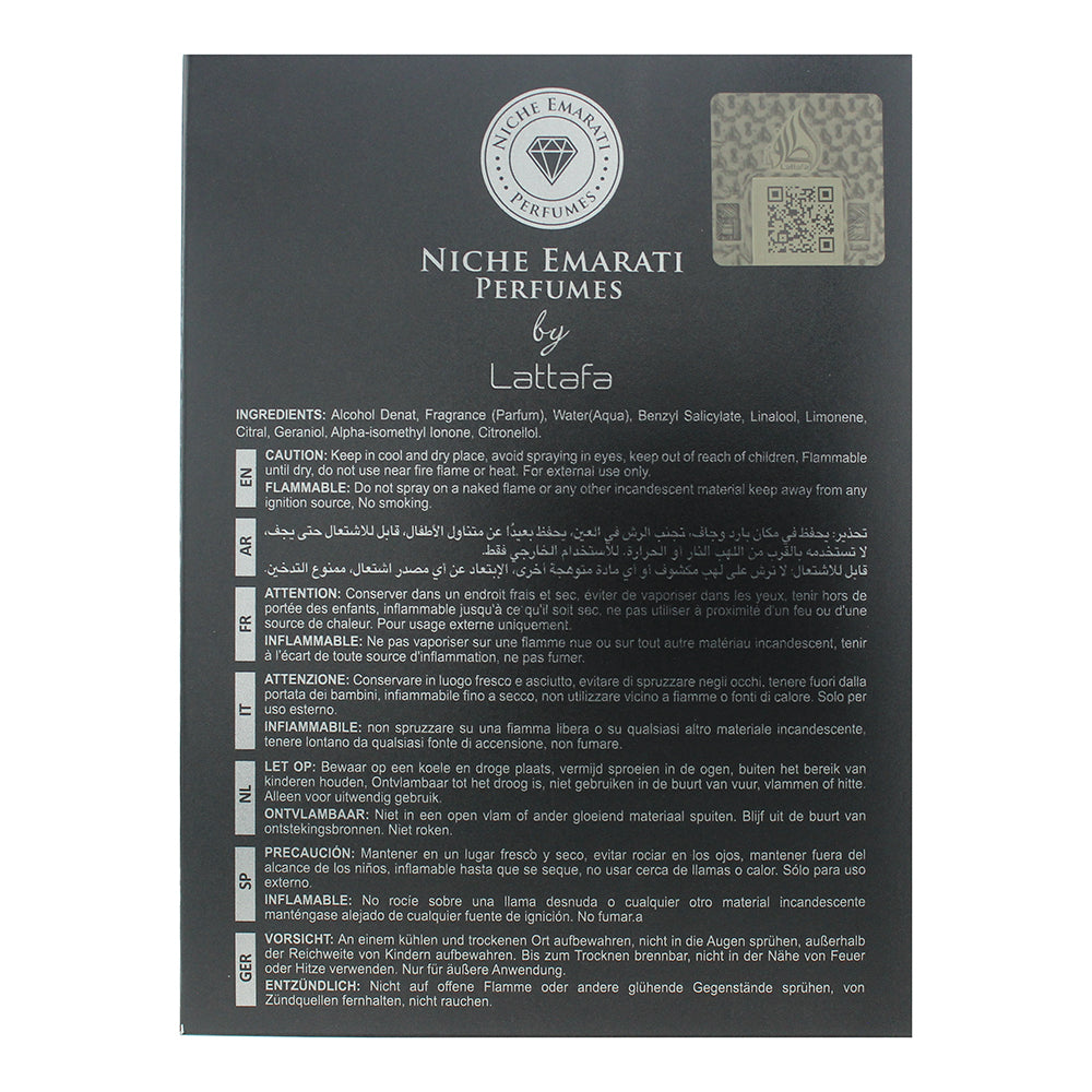 Lattafa Al Noble Safeer Eau de Parfum 100ml