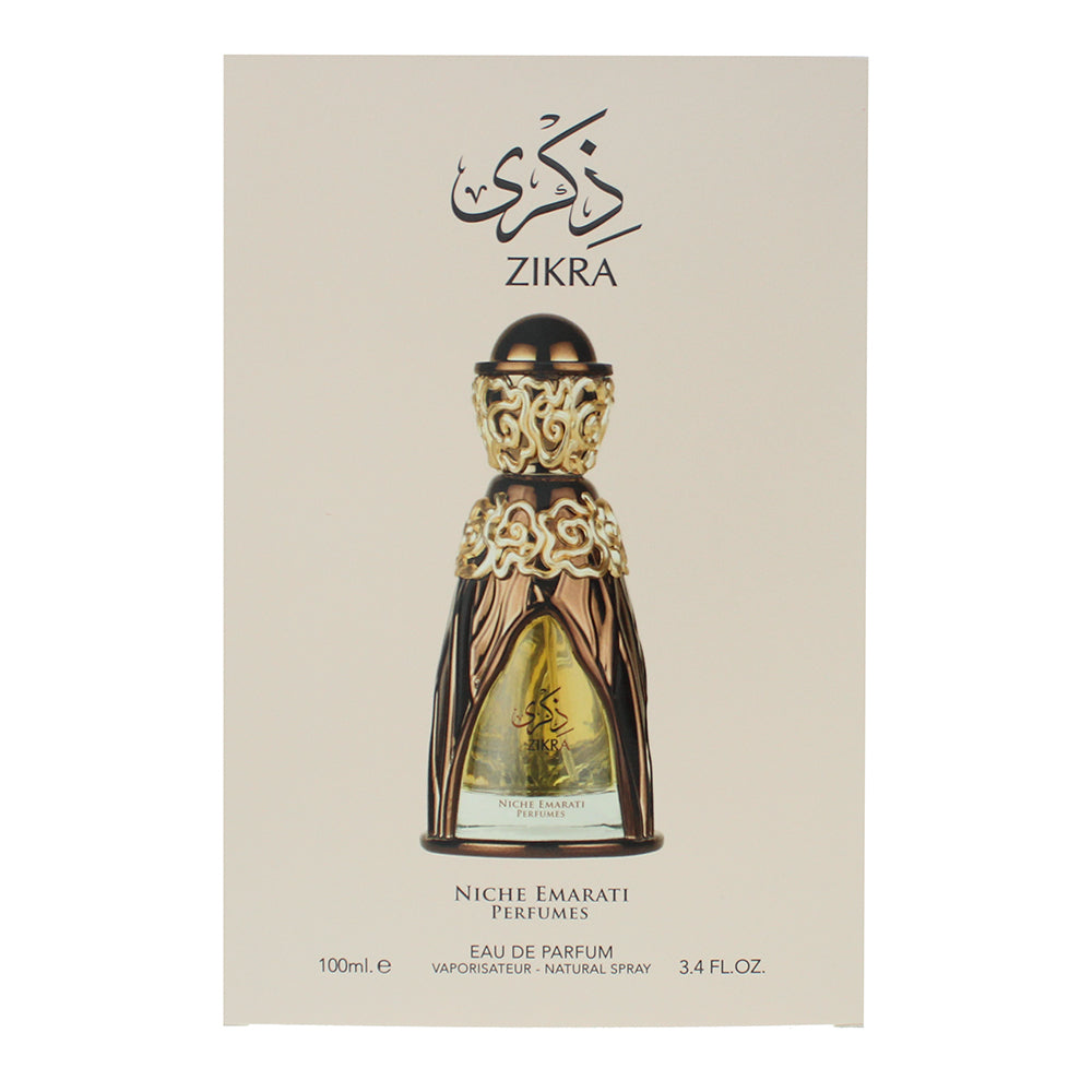 Lattafa Niche Emarati Zikra Eau de Parfum 100ml - Box