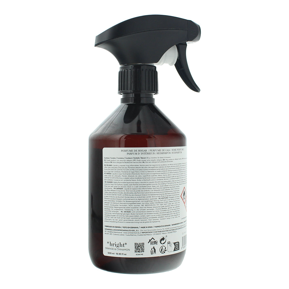 The Olphactory Bright Orange & Cinnamon Home Spray 500ml