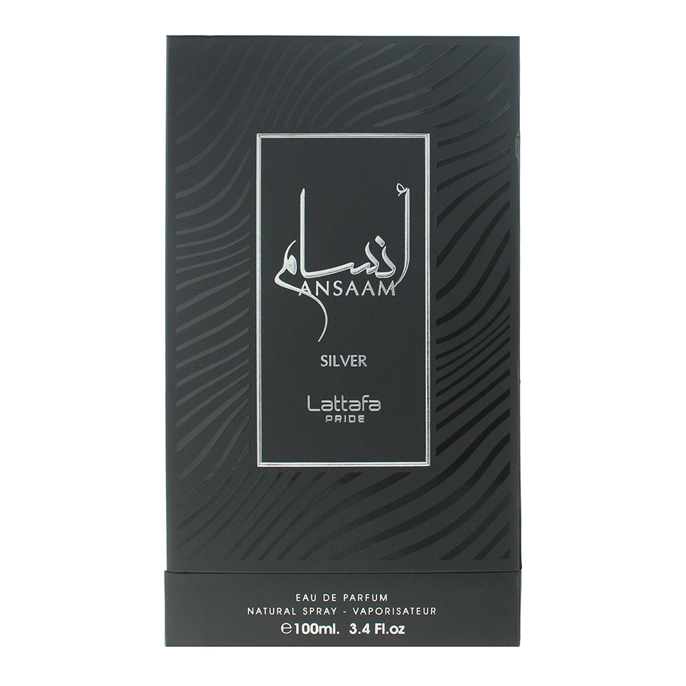 Lattafa Pride Ansaam Silver Eau de Parfum 100ml - Box