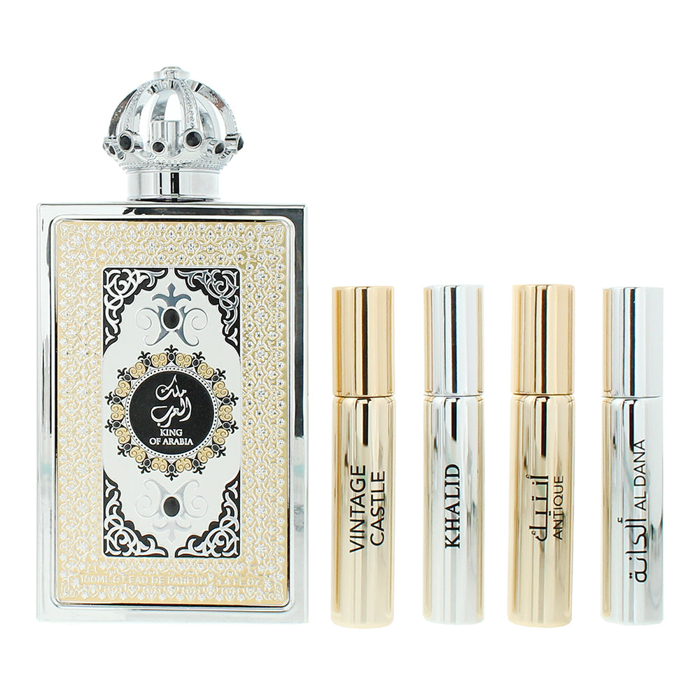 Lattafa Pride King Of Arabia 5 Piece Gift Set: Eau de Parfum 100ml - Eau de Parf - Product