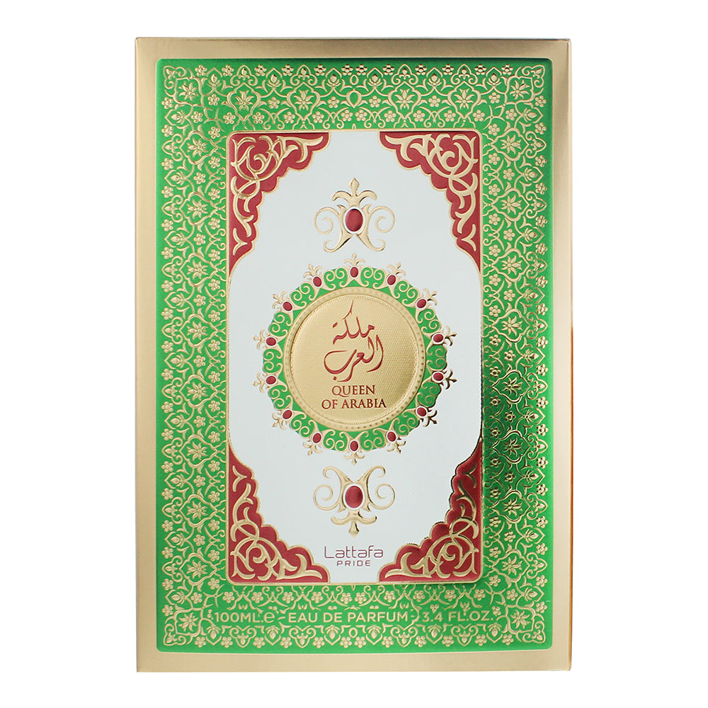 Lattafa Pride Queen Of Arabia 5 Piece Gift Set: Eau de Parfum 100ml - Eau de Par - Box