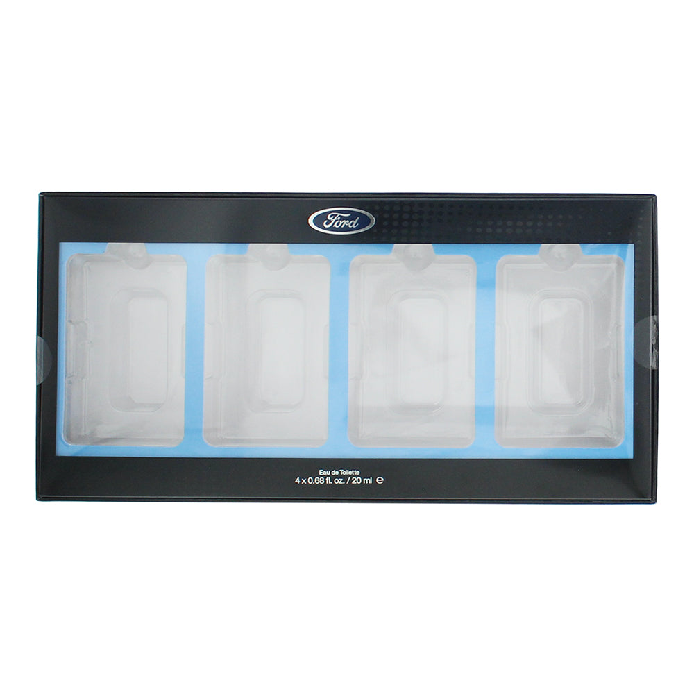 Mustang Ford Legacy Pocketspray Coffret 4 Piece Gift Set: Eau de Toilette 4 x 20ml - Box
