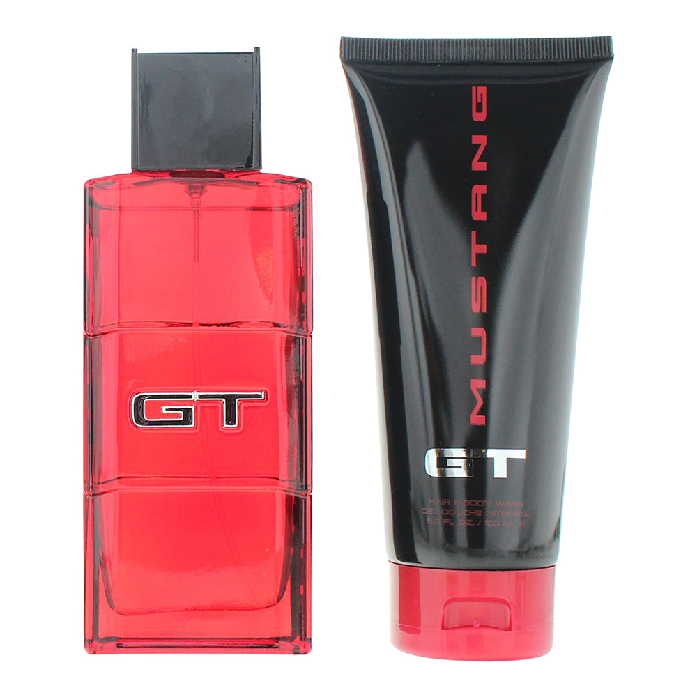 Mustang GT Photobox 2 Piece Gift Set: Eau de Toilette 100ml - Hair & Body Wash 1 - Product