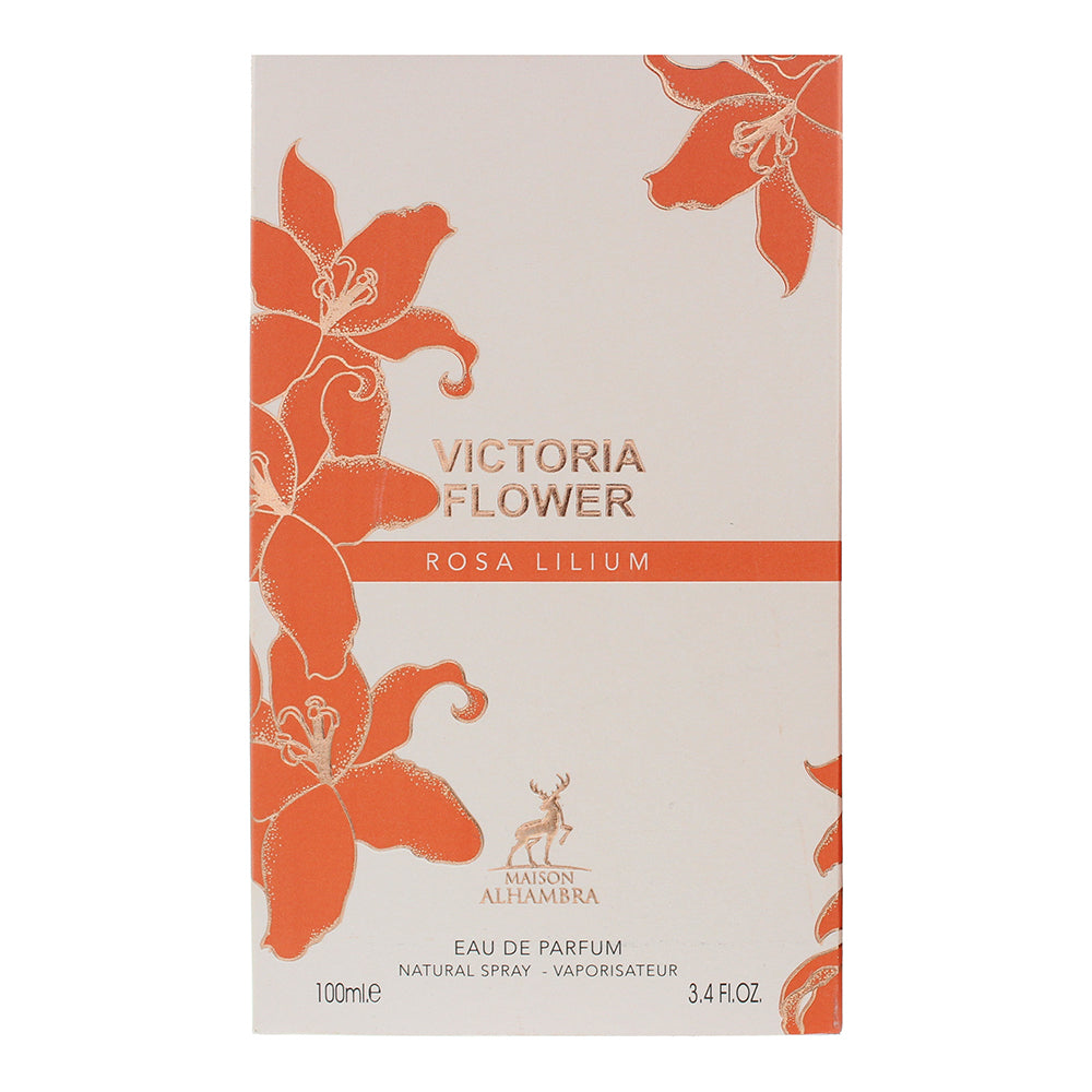 Maison Alhambra Victoria Flower Rosa Lilium Eau de Parfum 100ml - Box