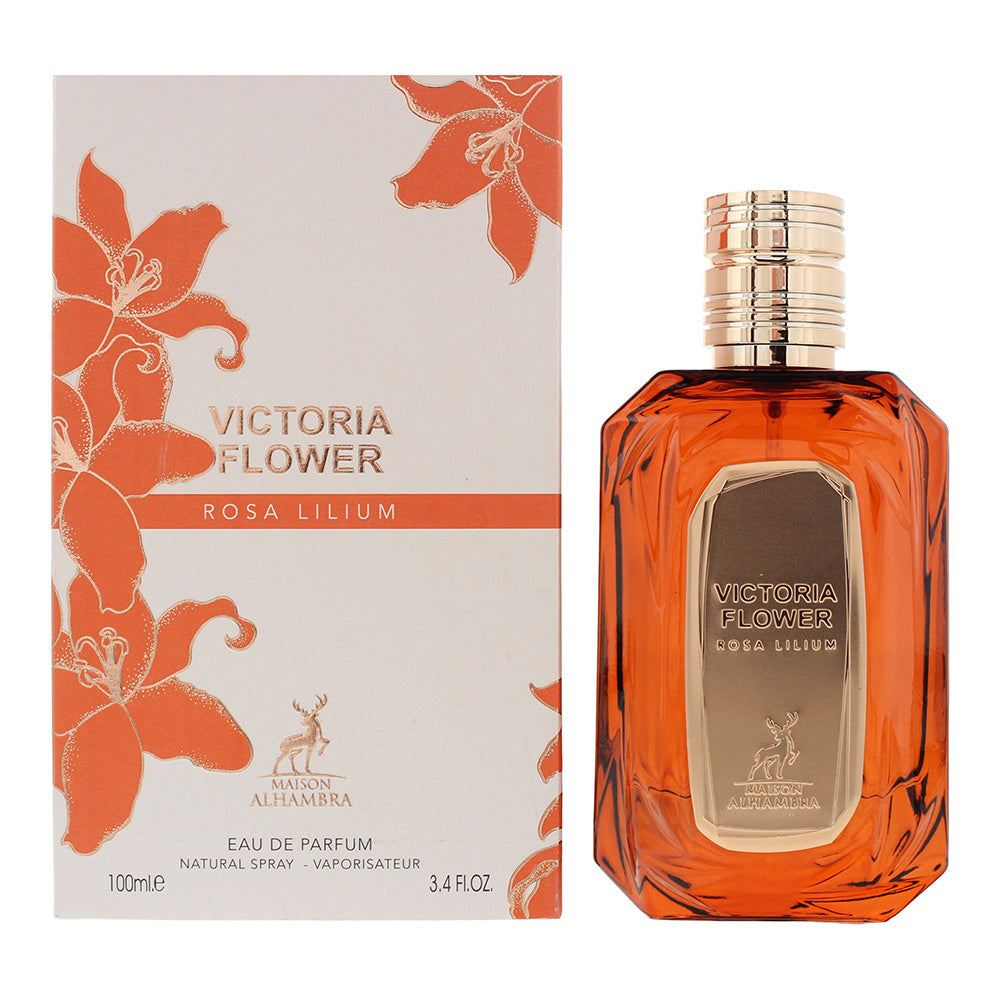 Maison Alhambra Victoria Flower Rosa Lilium Eau de Parfum 100ml