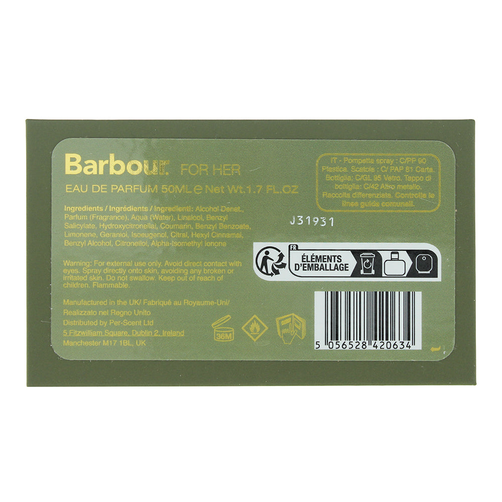 Barbour For Her Eau de Parfum 50ml