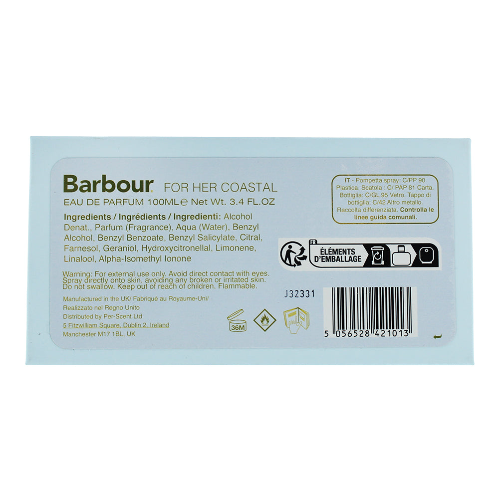 Barbour Coastal For Her Eau de Parfum 100ml