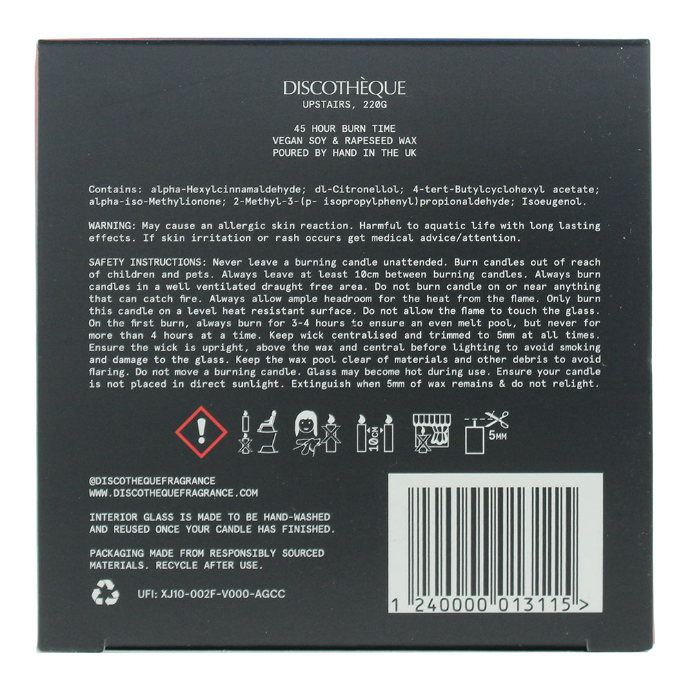 Discotheque Upstairs Candle 220g