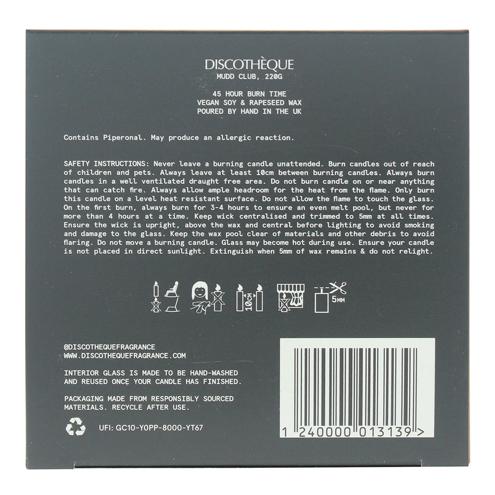 Discotheque Mudd Club Candle 220g