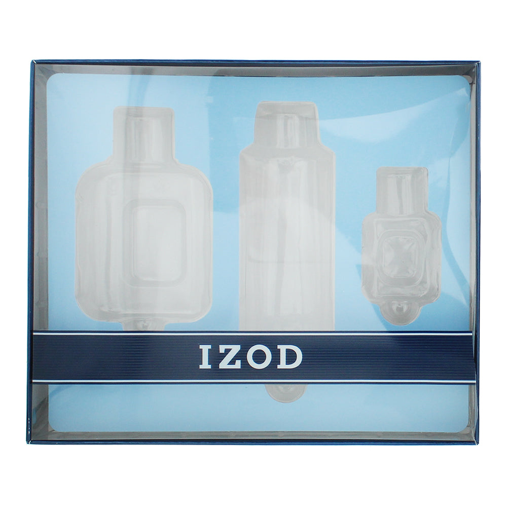 Izod New Classic 3 Piece Gift Set: Eau de Toilette 100ml - Eau de Toilette Trave - Box