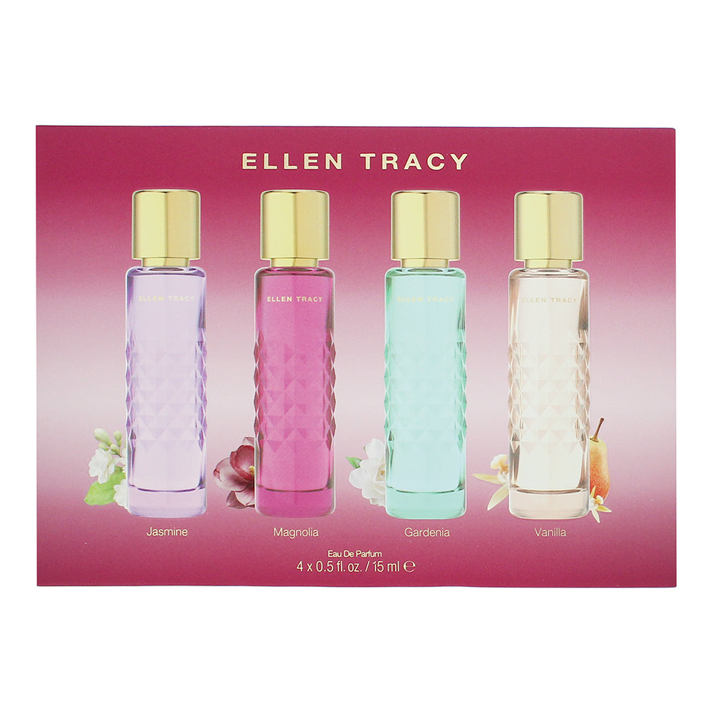 Ellen Tracy Quilted Replica Coffret 4 Piece Gift Set: Eau de Parfum 4 x 15ml - Box