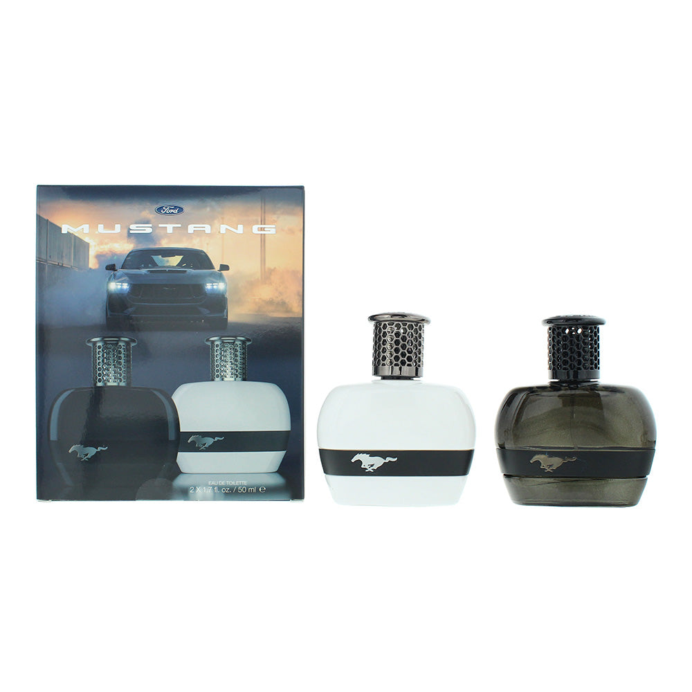 Mustang Black & White 2 Piece Gift Set: Eau de Toilett 2 x 50ml