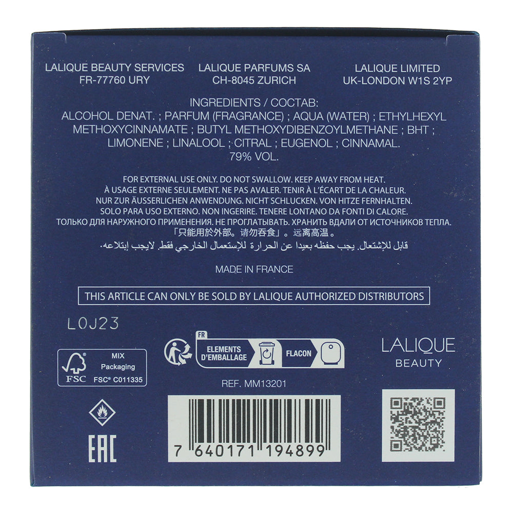 Lalique Encre Indigo Eau de Parfum 100ml