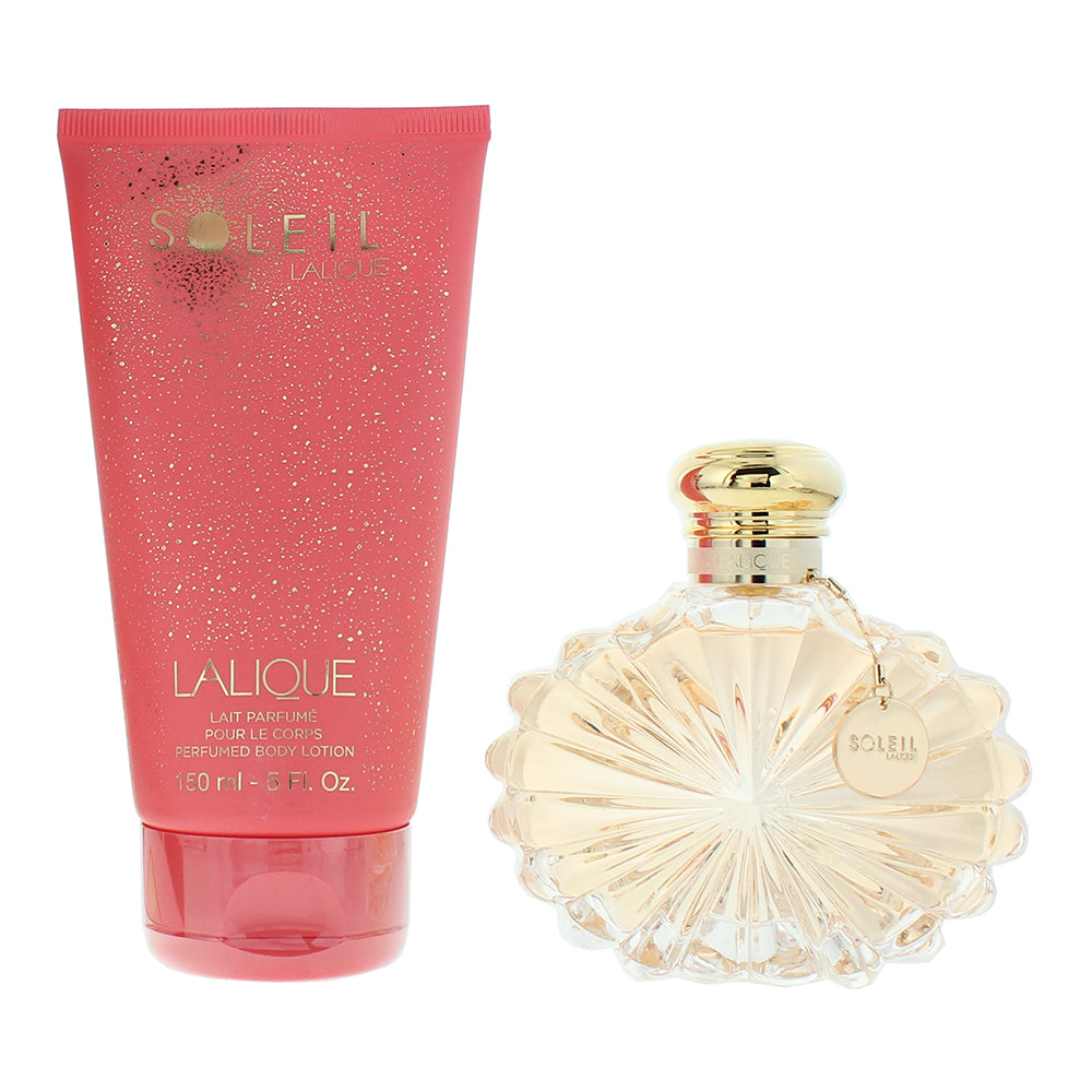 Lalique Soleil 2 Piece Gift Set: Eau de Parfum 100ml - Body Lotion 150ml - Product