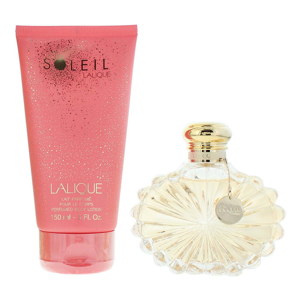 Lalique Soleil 2 Piece Gift Set: Eau de Parfum 50ml - Body Lotion 150ml - Product