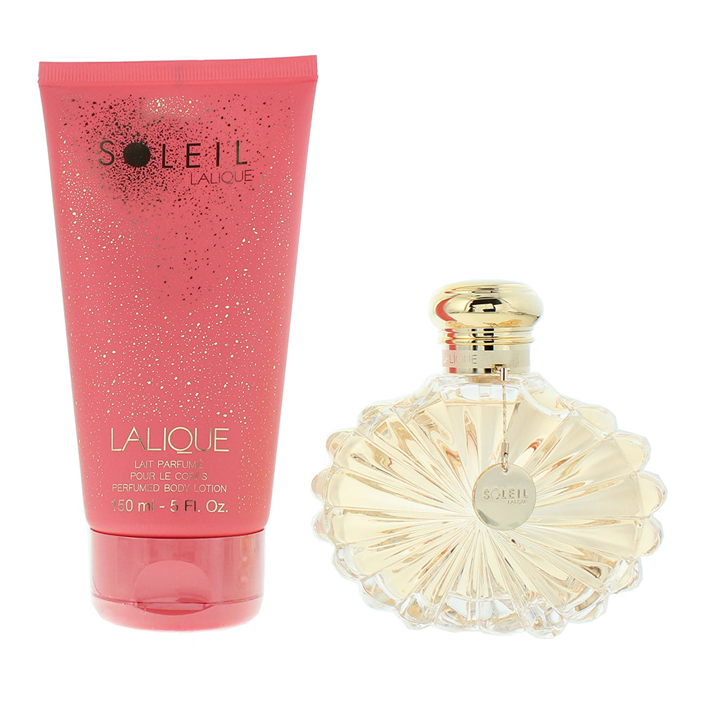 Lalique Soleil 2 Piece Gift Set: Eau de Parfum 50ml - Body Lotion 150ml - Product