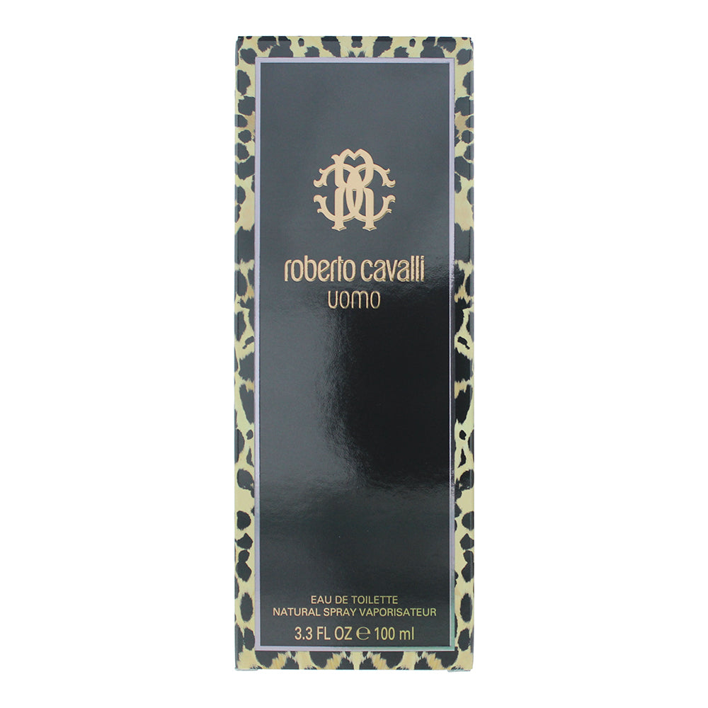 Roberto Cavalli Uomo Eau de Toilette 100ml - Box