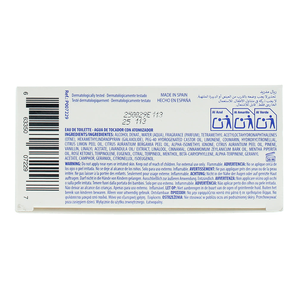 Disney Real Madrid  Eau de Toilette 100ml - Ingredients