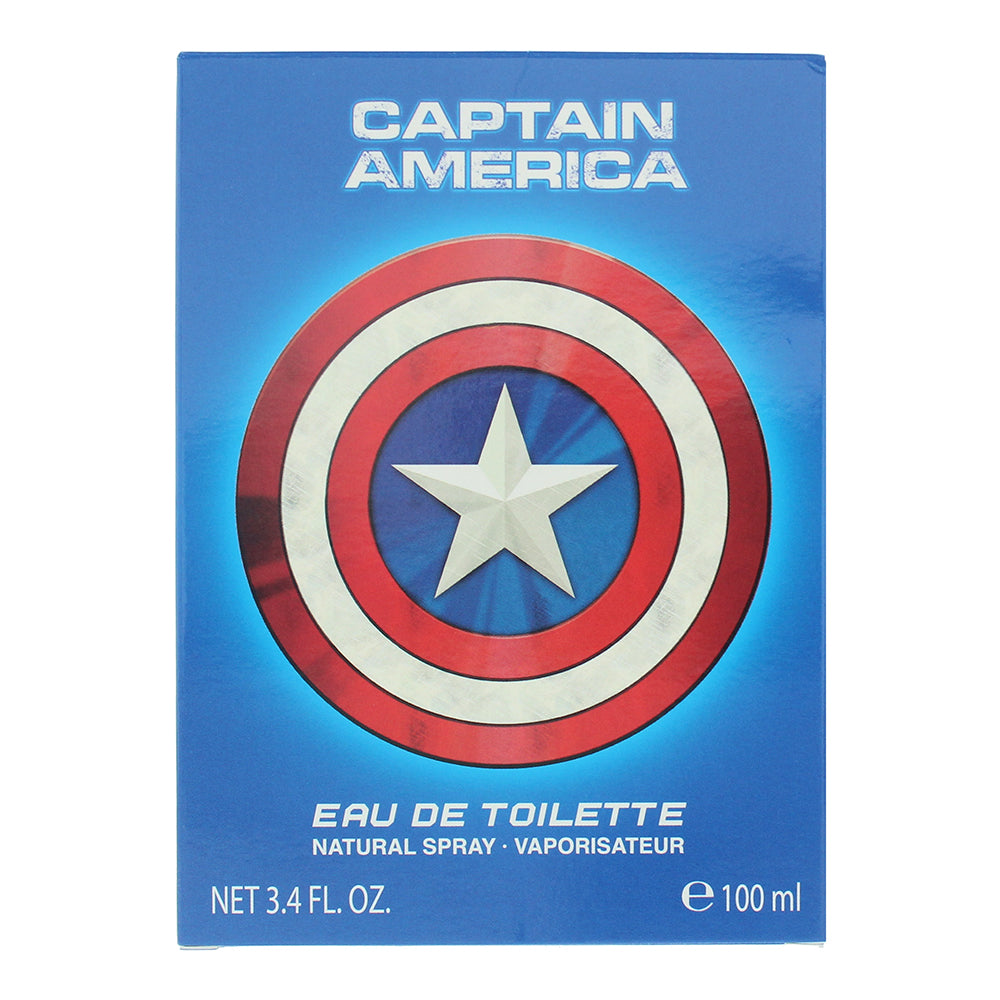 Marvel Captain America Eau de Toilette 100ml - Box