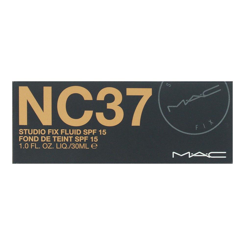 MAC Studio Fix Fluid SPF 15 NC37 Foundation 30ml - Box