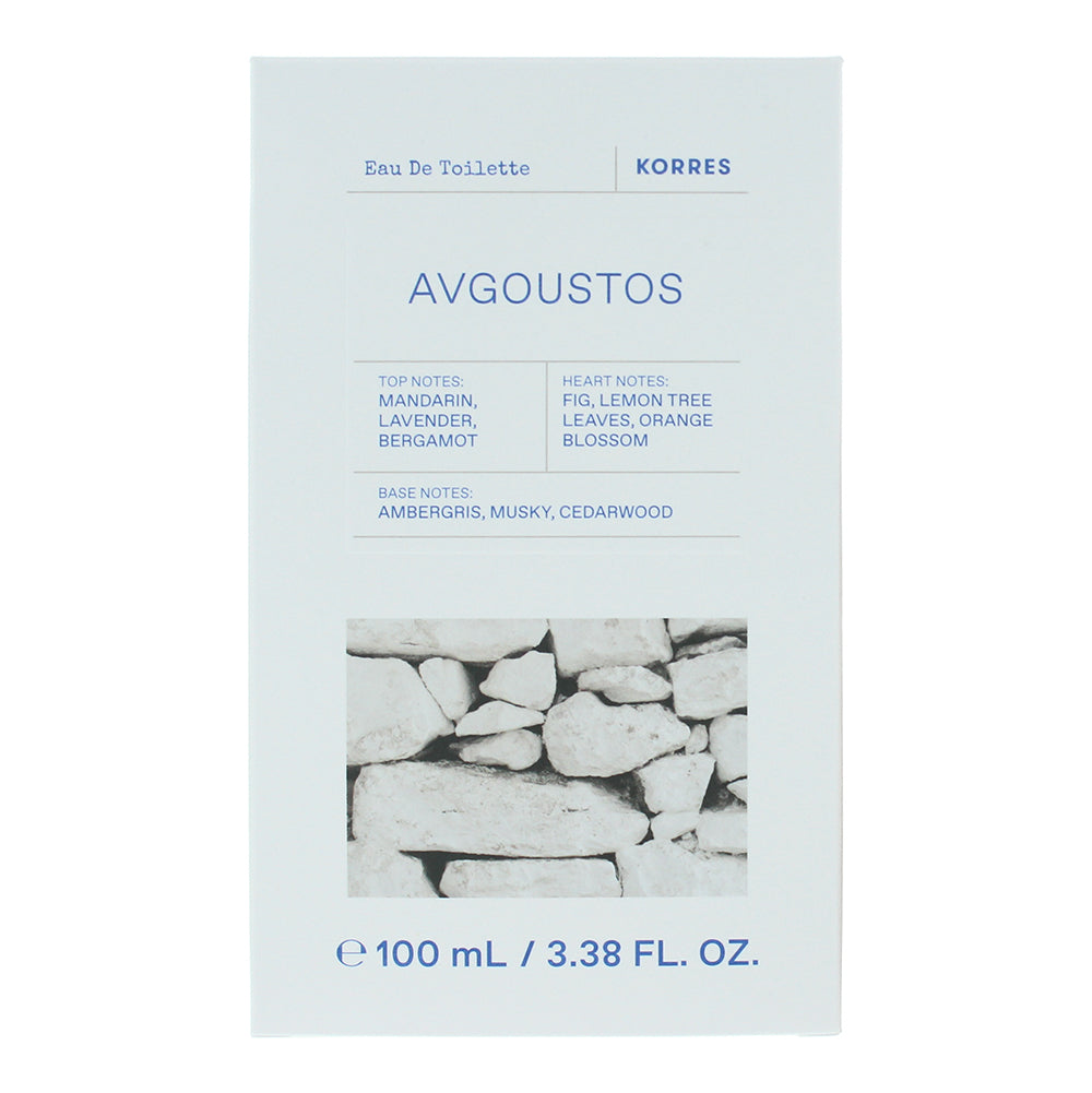 Korres Avgoustos Eau de Toilette 100ml - Box
