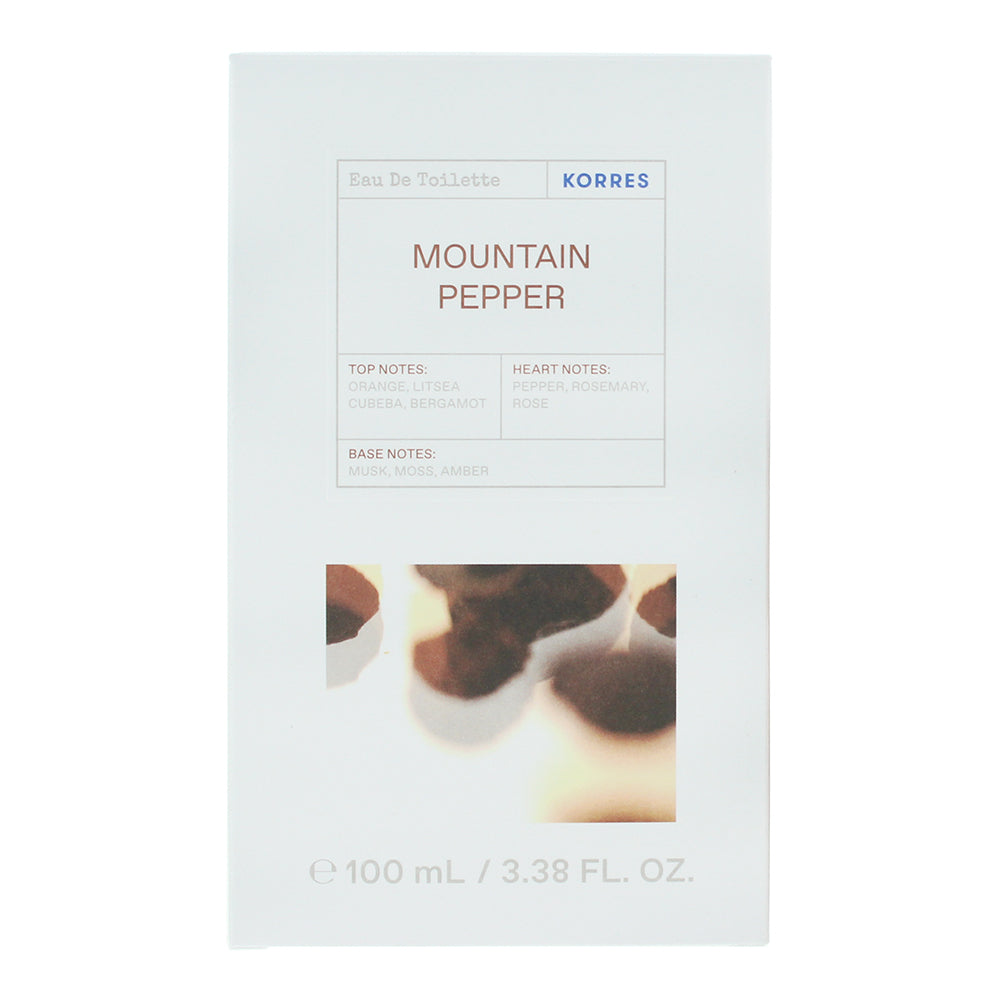 Korres Mountain Pepper Eau de Toilette 100ml - Box