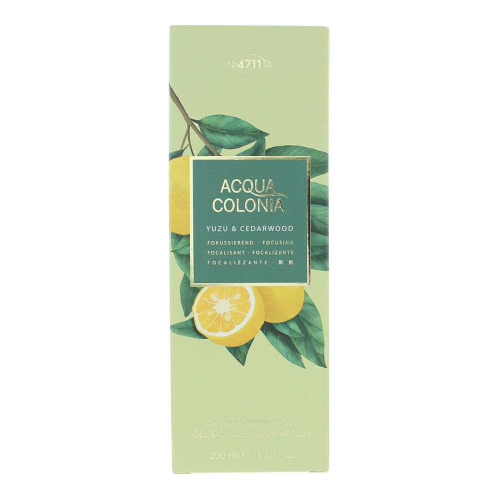4711 Acqua Colonia Yuzu & Cedarwood Shower Gel 200ml - Box