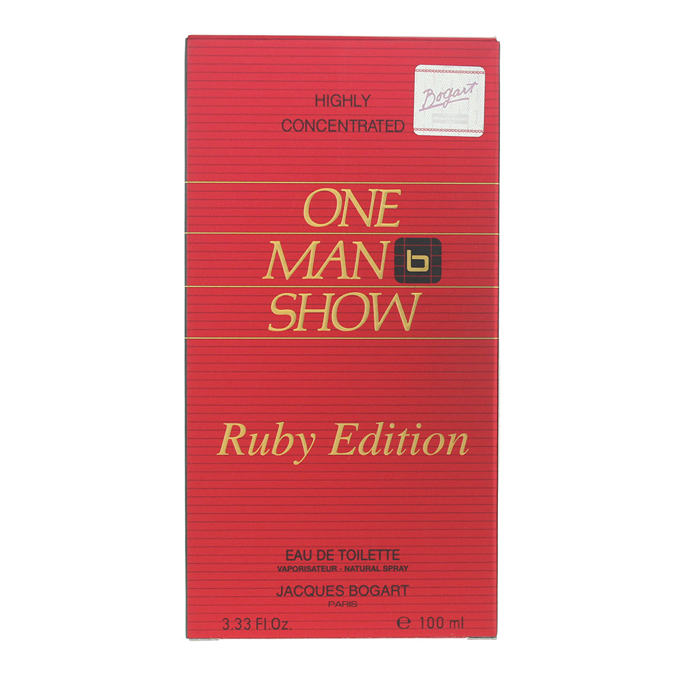 Jacques Bogart One Man Show Ruby Edition Eau de Toilette 100ml - Box