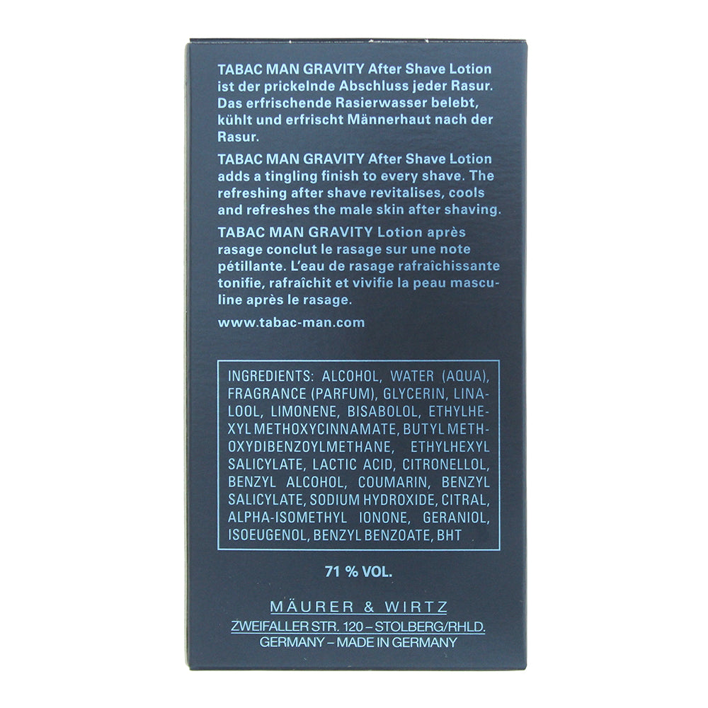 Tabac Man Gravity Aftershave Lotion 50ml