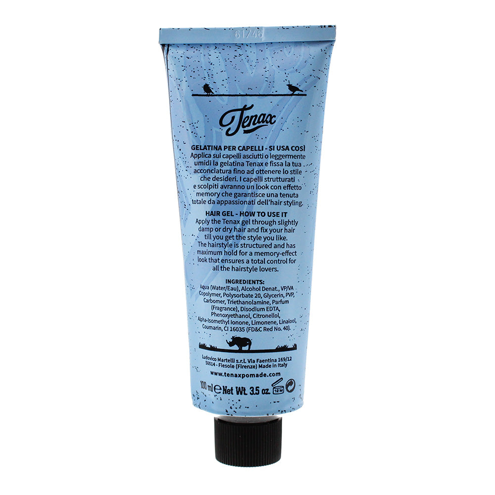 Tenax Total Hold Ultra Strong Hair Gel 100ml - Ingredients