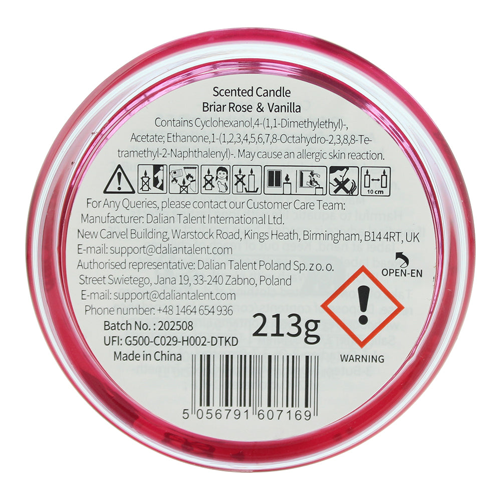 Disney Princess Aurora Briar Rose And Vanilla Scented Candle 213g