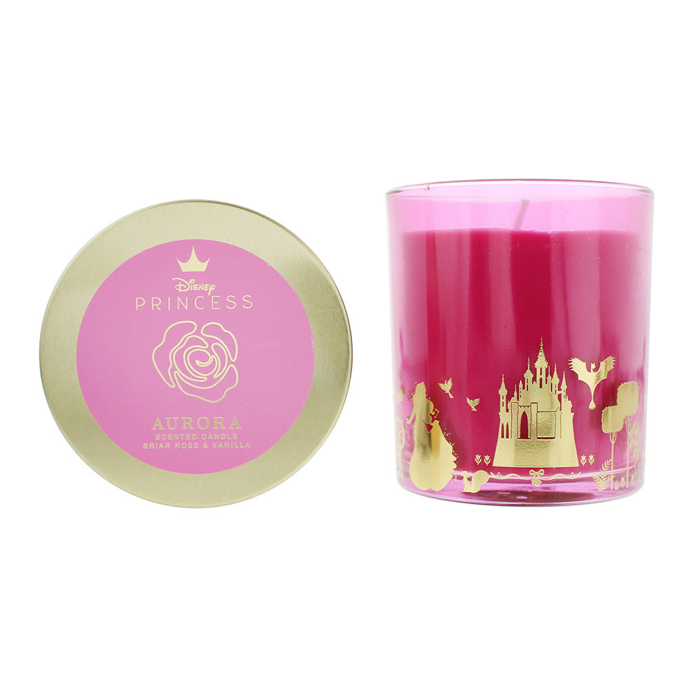 Disney Princess Aurora Briar Rose And Vanilla Scented Candle 213g