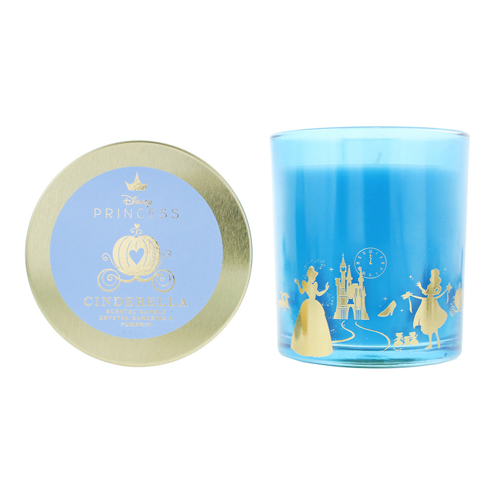 Disney Princess Cinderella Crystal Gardenia And Pumpkin Scented Candle 213g