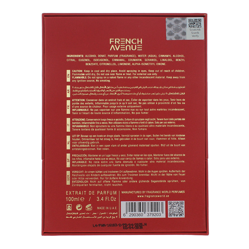 French Avenue Aromatix Carnal Desire Eau de Parfum 100ml