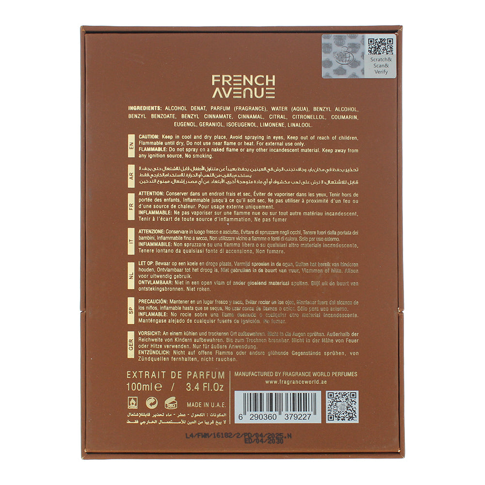 French Avenue Aromatix Royal Taboo Eau de Parfum 100ml