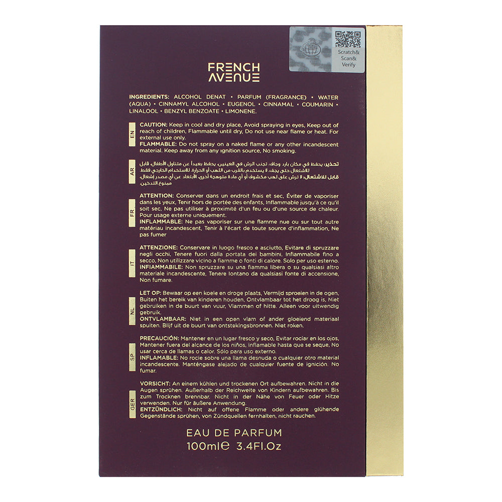 French Avenue Cocoa Morado Eau de Parfum 100ml