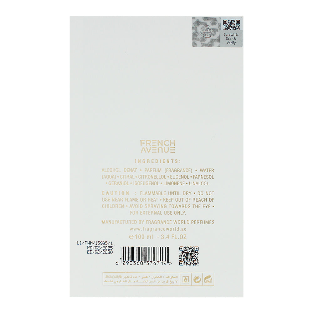 French Avenue Pinnace White Eau de Parfum 100ml