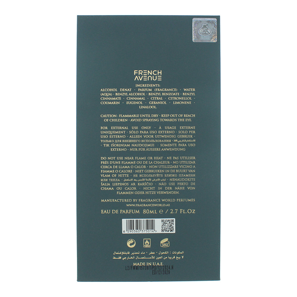 French Avenue Sultan The Founder Eau de Parfum 80ml