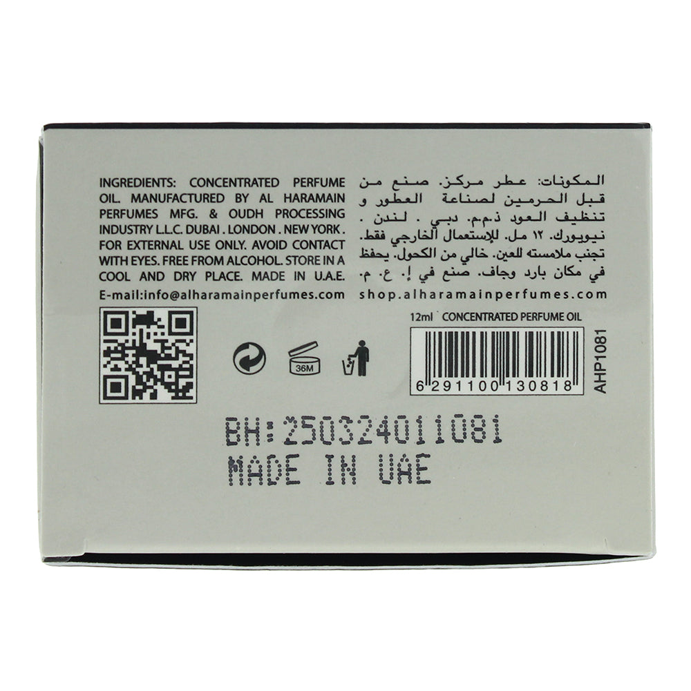 Al Haramain Musk Noir Perfume Oil 12ml