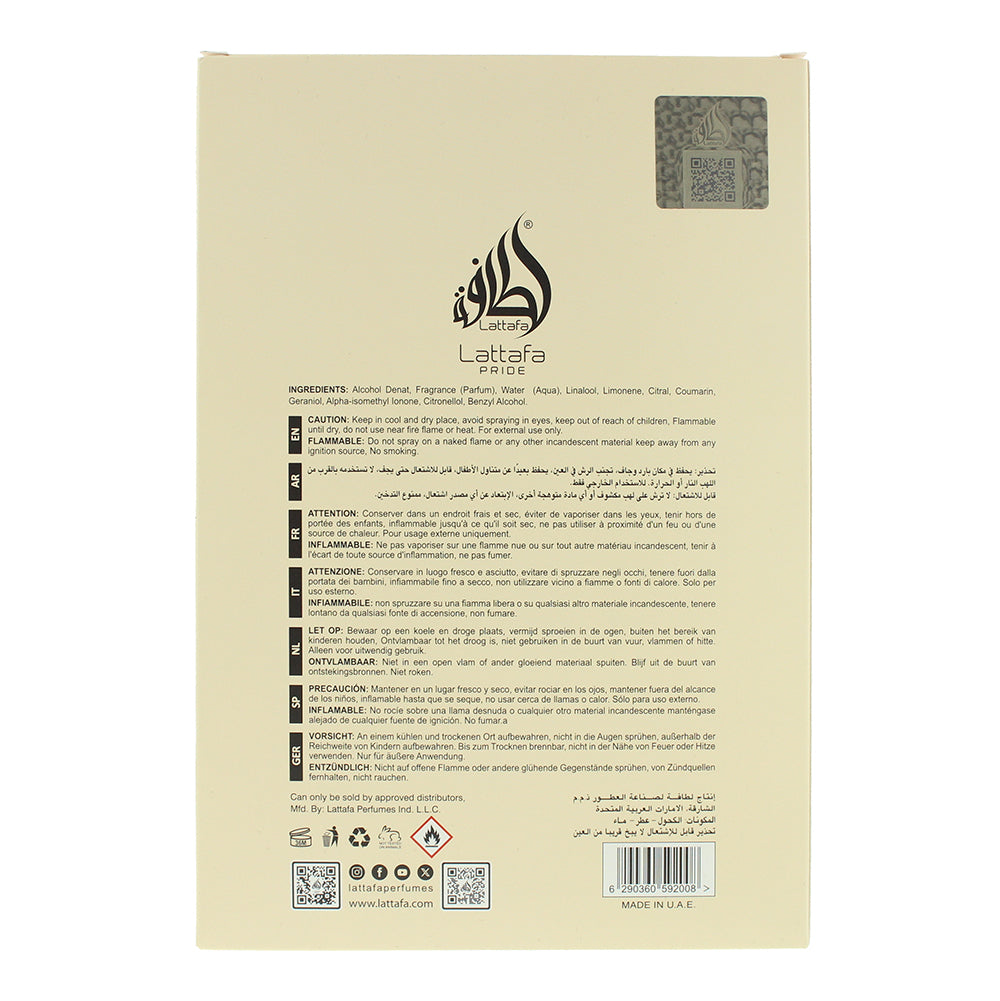 Lattafa Pride Art Of Nature Eau de Parfum 100ml