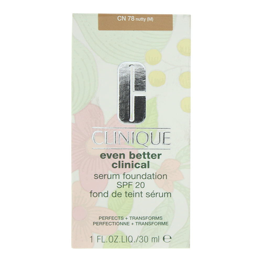 Clinique Even Better Cn 78 Nutty Serum Foundation 30ml - Box
