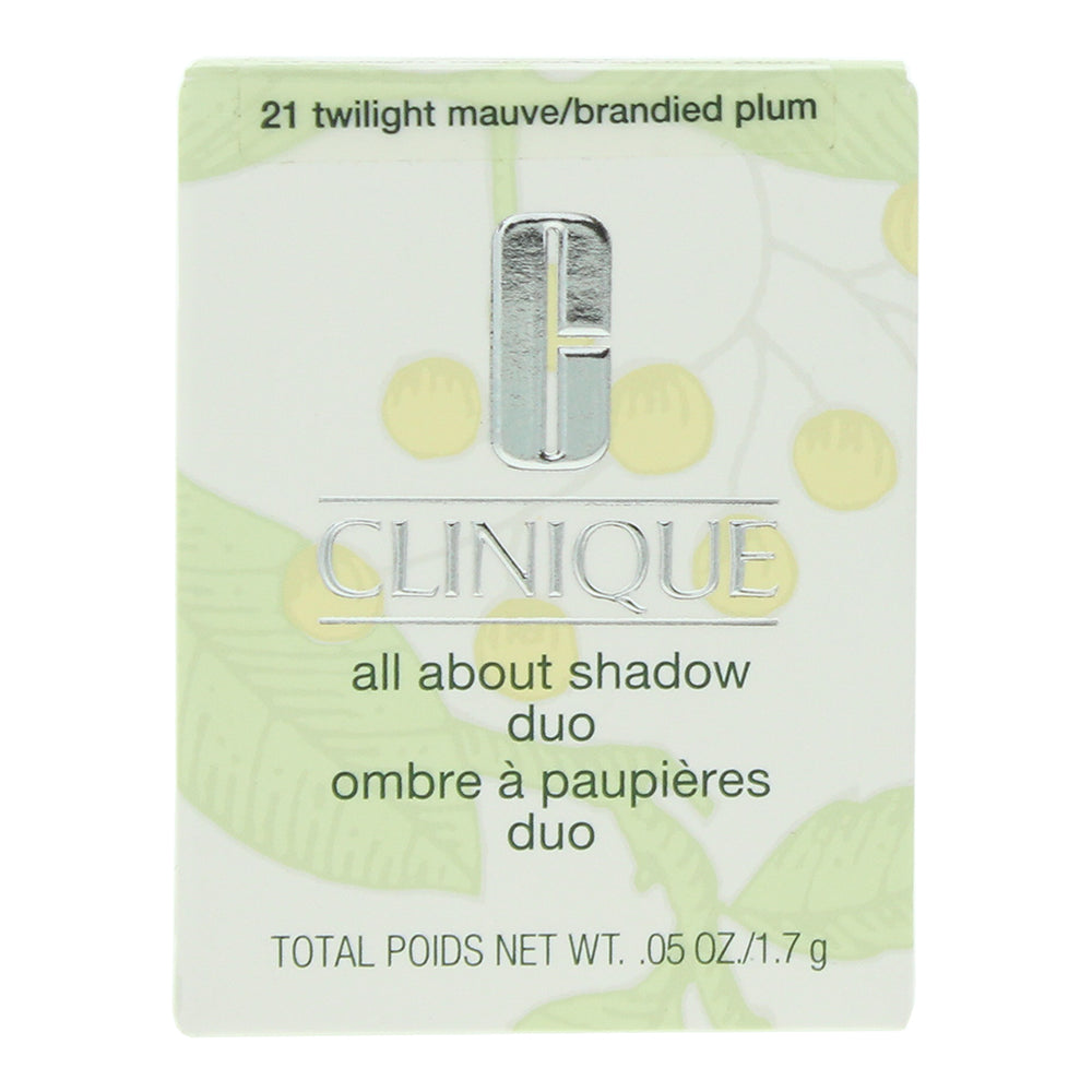 Clinique All About Shadow Duo Twilight Mauve Eyeshadow 1.7g - Box