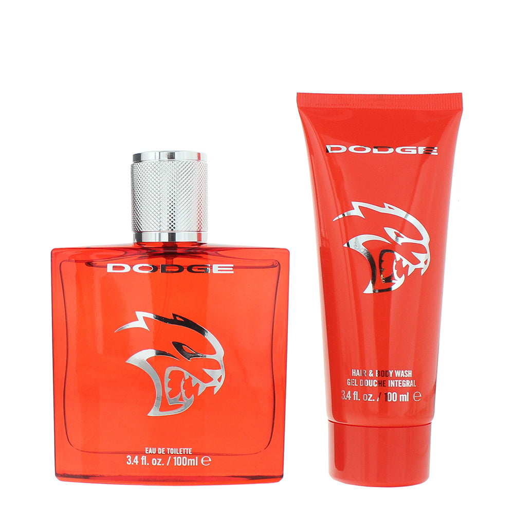 Dodge Legacy Hellcat SRT 2 Piece Gift Set: Eau de Toilette 100ml - Hair & Body W - Product