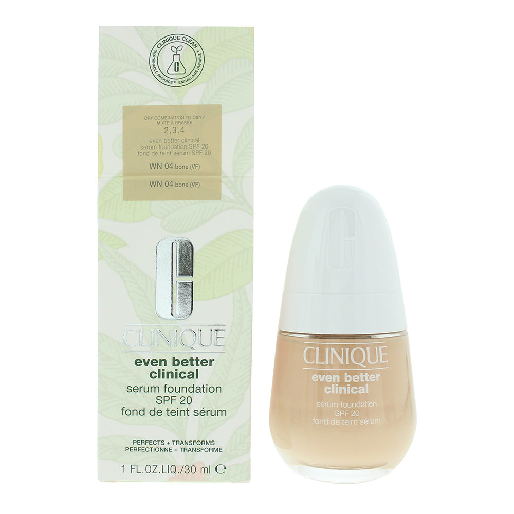 Clinique Even Better Spf 20 WN04 Bone Serum Foundation 30ml