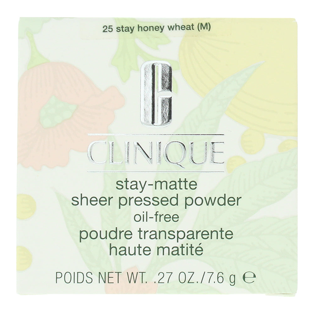 Clinique Stay-Matte Sheer Stay Honey Wheat Pressed Powder 7.6g