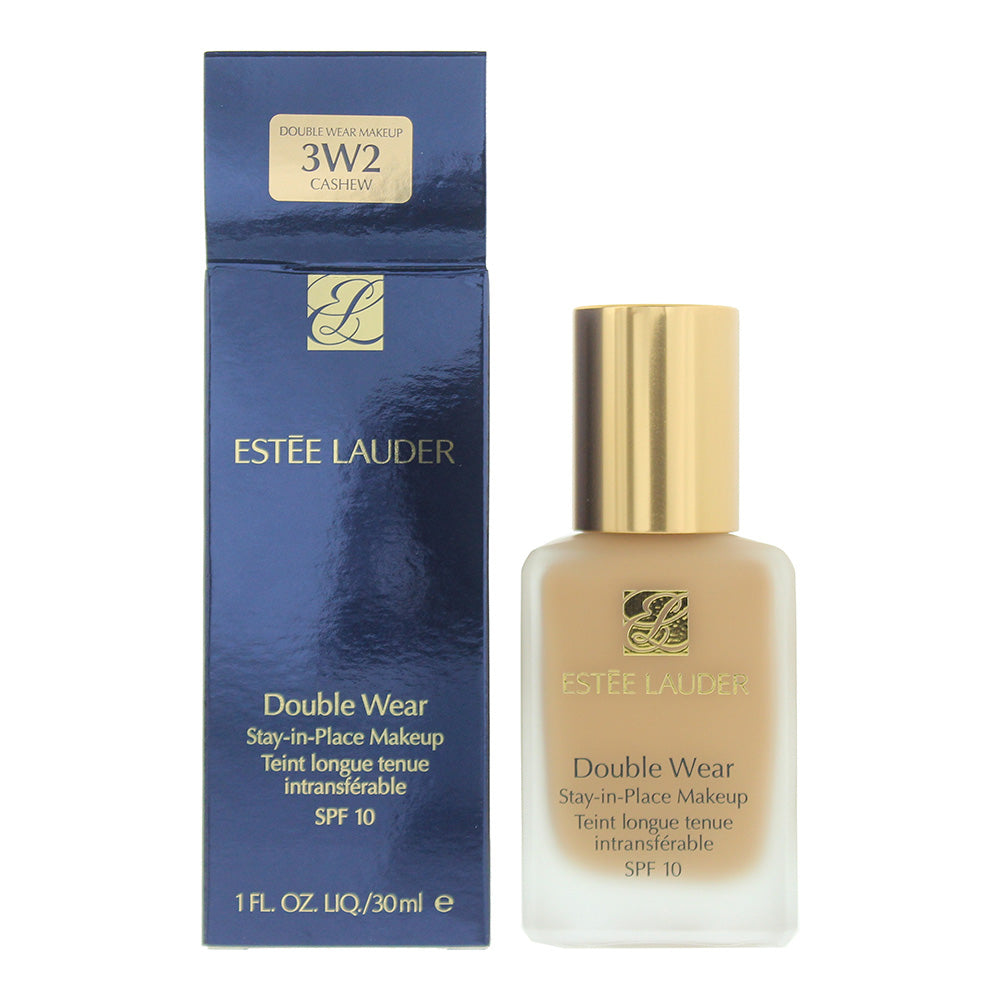 Estée Lauder Double Wear Stay-In-Place Makeup Spf 10 3W2 Cashew Foundation 30ml