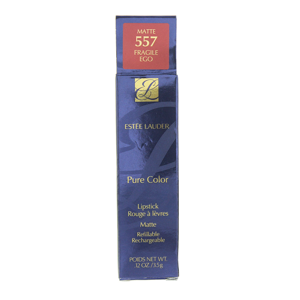 Estée Lauder Pure Color Matte 557 Fragile Ego Lipstick 3.5g - Box