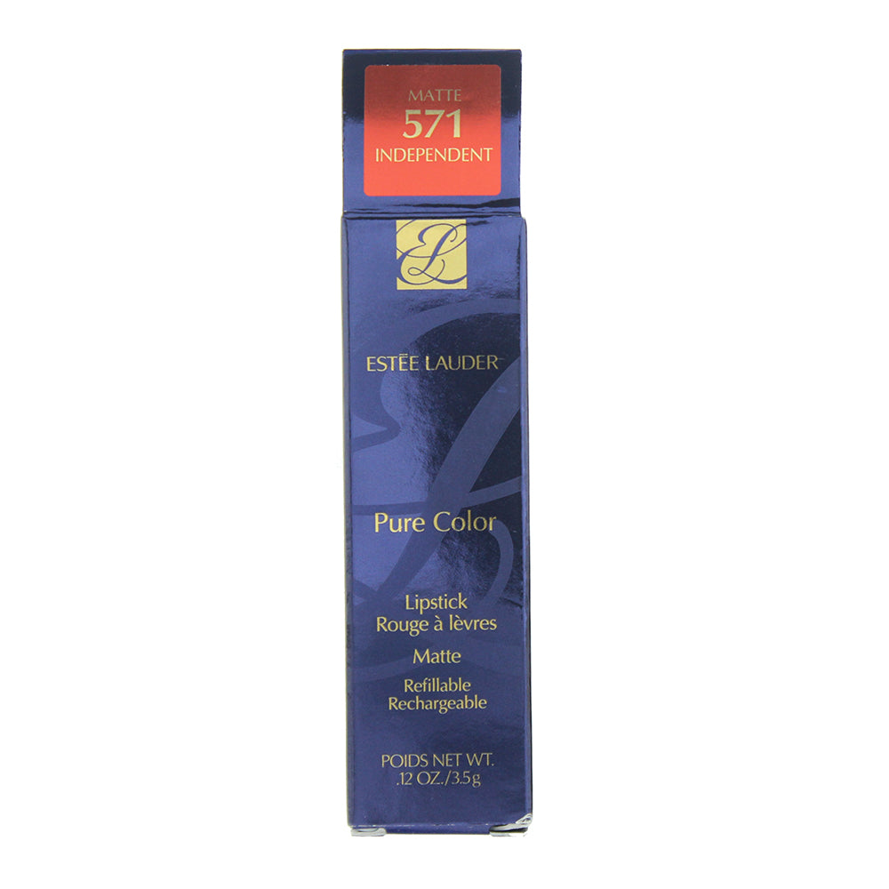 Estée Lauder Pure Color Matte 571 Independent Lipstick 3.5g - Box