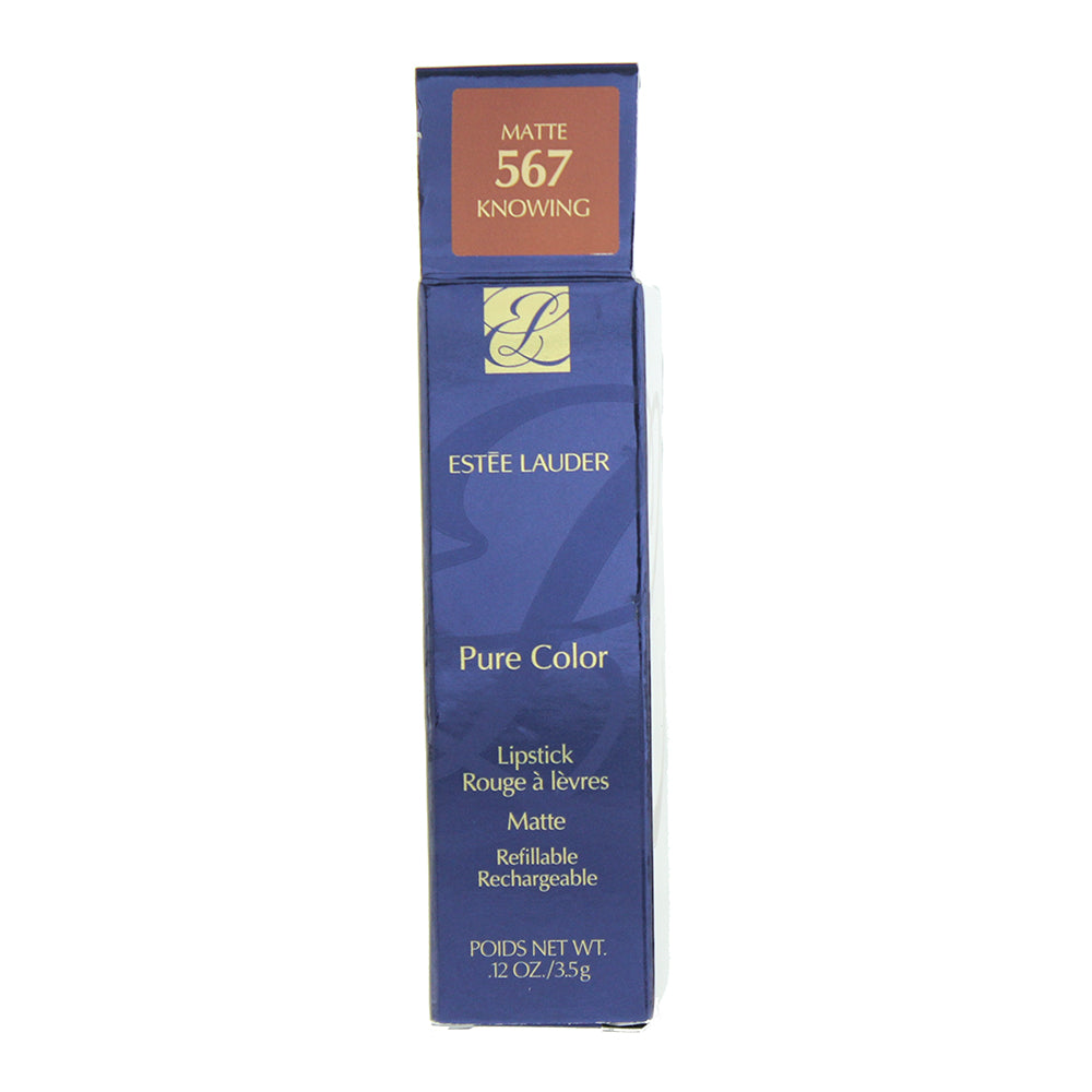 Estée Lauder Pure Color Matte 567 Knowing Lipstick 3.5g - Box